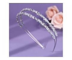 Tiara Zircônia Porta Coque Noiva Debutante