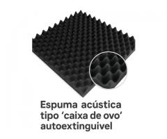 Espuma Acústica Tipo Caixa de Ovo - Kit com 4pcs