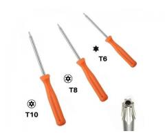 Chave Torx com Furo T6 T8 T10 para Abrir Ps3 Ps4 Xbox 360 Xbox One