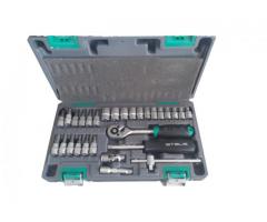 Jogo de Soquete 29 Peças Encaixe 1/4