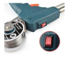 Ferro de Solda 3ª Mão Semi-Automático Roleta p/ Estanho Tipo Carretel - Pistola de Solda  60w