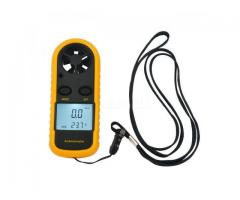 Anemômetro Medidor Vento e Temperatura Digital Portátil