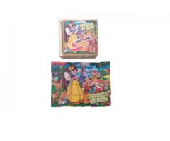 Jogo Quebra-Cabeça - Branca de Neve