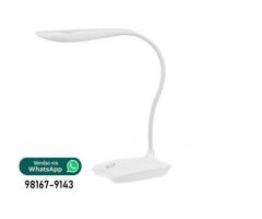 Luminária de Mesa Flexível Touch com 3 Níveis Luz LED - Imagem 1/3
