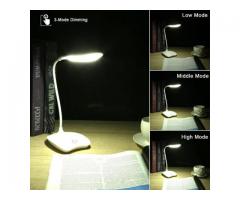 Luminária de Mesa Flexível Touch com 3 Níveis Luz LED