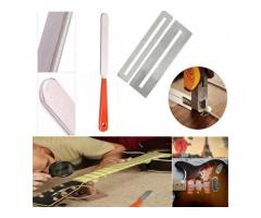 Kit Luthier Pro 43 pças Prensa Manual Trastes Limas Reguas Fita de Cobre etc - Imagem 4/5