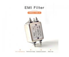 Filtro de Energia Anti Ruído e Interferência Elétrico EMI Monofásico 10a 115 v 250 v cw4l2 50/60 hz