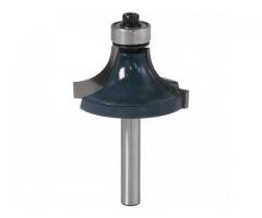 Fresa Modeladora para Arredondar Cantos com Rolamento Haste 6mm