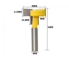 Fresa Para Fazer Painel Tipo Canaletado Madeira Mdf - Haste 8mm