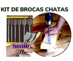 Broca Chata para Madeira ou MDF - Kit com 6 Medidas - Imagem 3/6