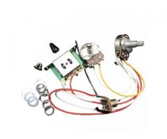 Kit Elétrica P/ Guitarra Telecaster Reparo Chave 3 Posições 1 Volume 1 Tone 500k