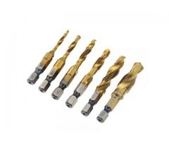 Kit Macho para Uso em Furadeira Parafusadeira - Jogo com M3, M4, M5, M6, M8, M10
