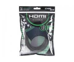 Cabo Hdmi ARC 3 Metros 2.0 4k 19 Pinos Pix Speed High Home Theater Separação de Audio