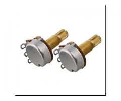 Potenciômetro A500k-B500k Telecaster   Banhado a Ouro Kit um Par