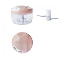 Mini Processador Triturador Manual com 2 Lâminas - Alho Cebola Cebolinha