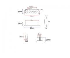 Kit Capa Knob P/ Captadores Potenciômetro e Ponteira de Alavanca Padrão Stratocaster
