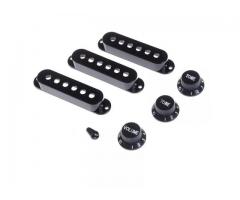 Kit Capa Knob P/ Captadores Potenciômetro e Ponteira de Alavanca Padrão Stratocaster