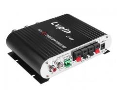 Mini Amplificador 55W  Estéreo 12v Super Bass Hifi Cd Mp3 Mp4 Celular 2.1 Canais