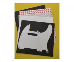 Renove seu Escudo Placa Autoadesiva P/ Escudos de Guitarra Telecaster Violão 24cm x 22cm