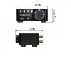 Mini  Amplificador Bluetooth Usb Cartão Mp3 Celular HiFi - Imagem 4/6