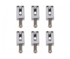 Carrinho Saddle Ponte de Guitarra Strato Telecaster Jogo com 6 pças