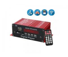 Mini Amplificador Bluetooth 2 Canais Estéreo